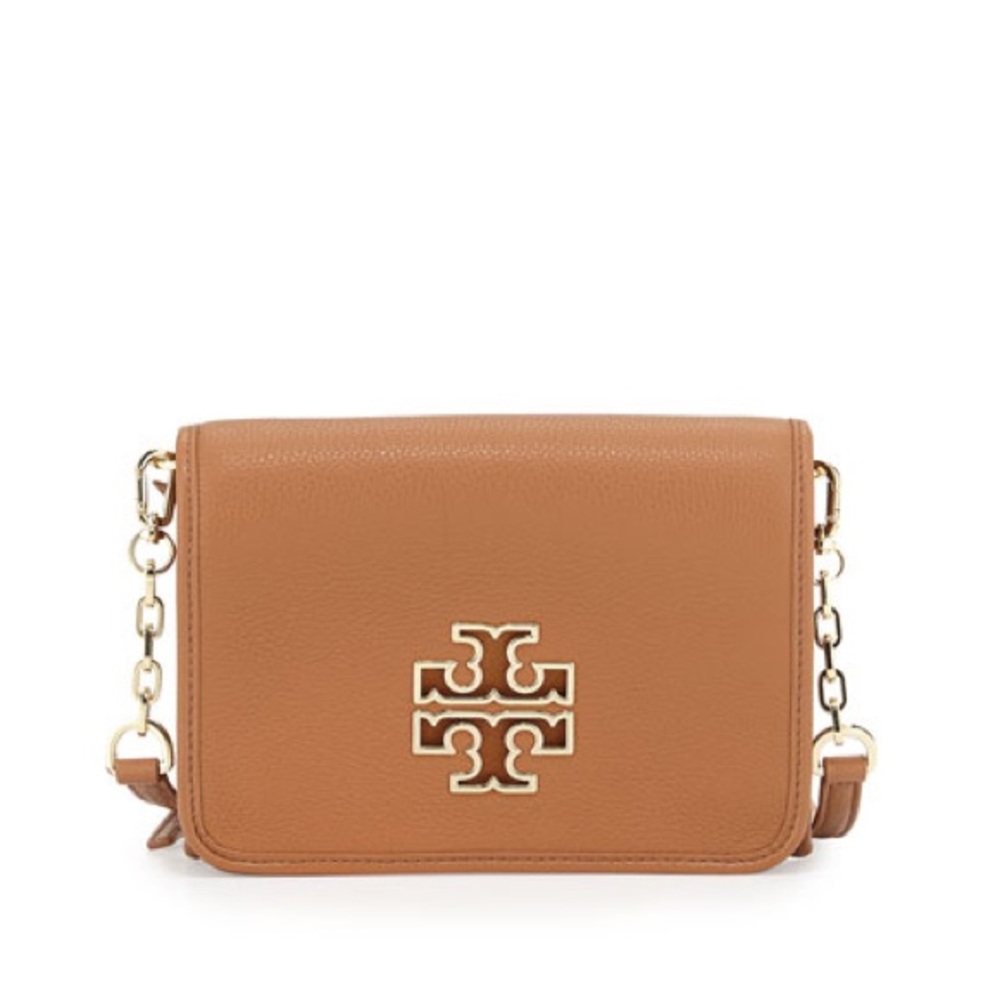 Tory Burch Britten Combo Crossbody Bag, Bark